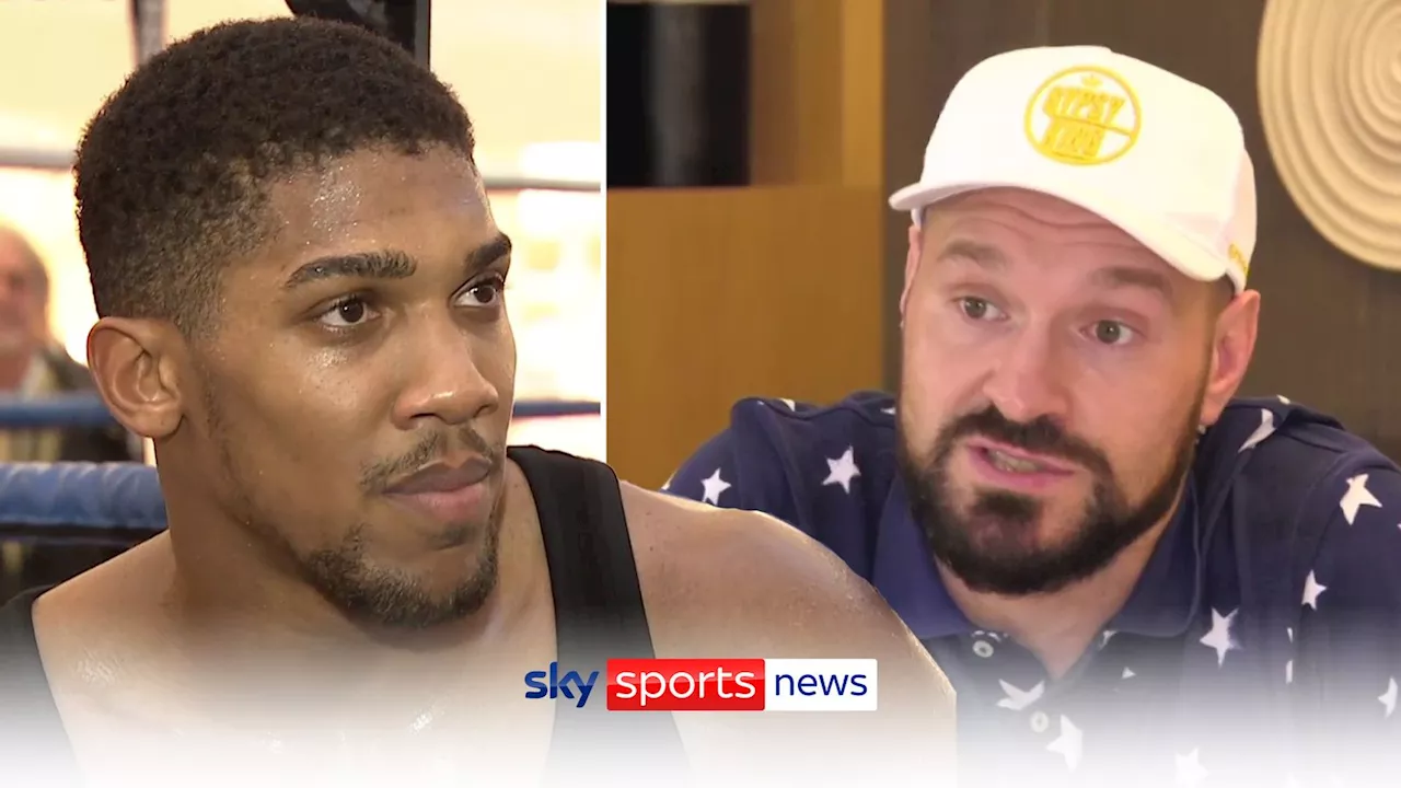 Anthony Joshua vs Tyson Fury expected next if British rivals overcome Francis Ngannou and Oleksandr Usyk