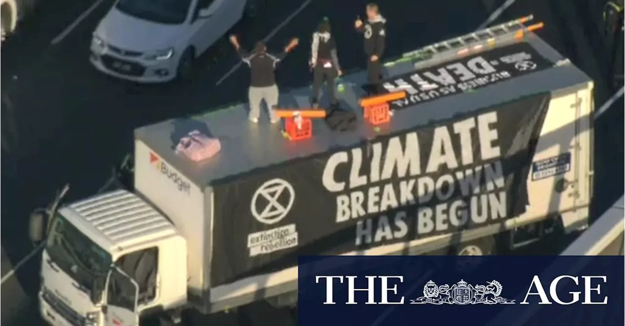 Serial climate protesters jailed for blocking West Gate Bridge