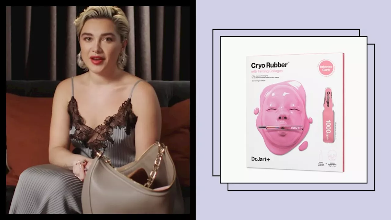 Florence Pugh Uses This $16 Cryotherapy-Inspired Face Mask to Keep Her Skin “Cool” Between Filming