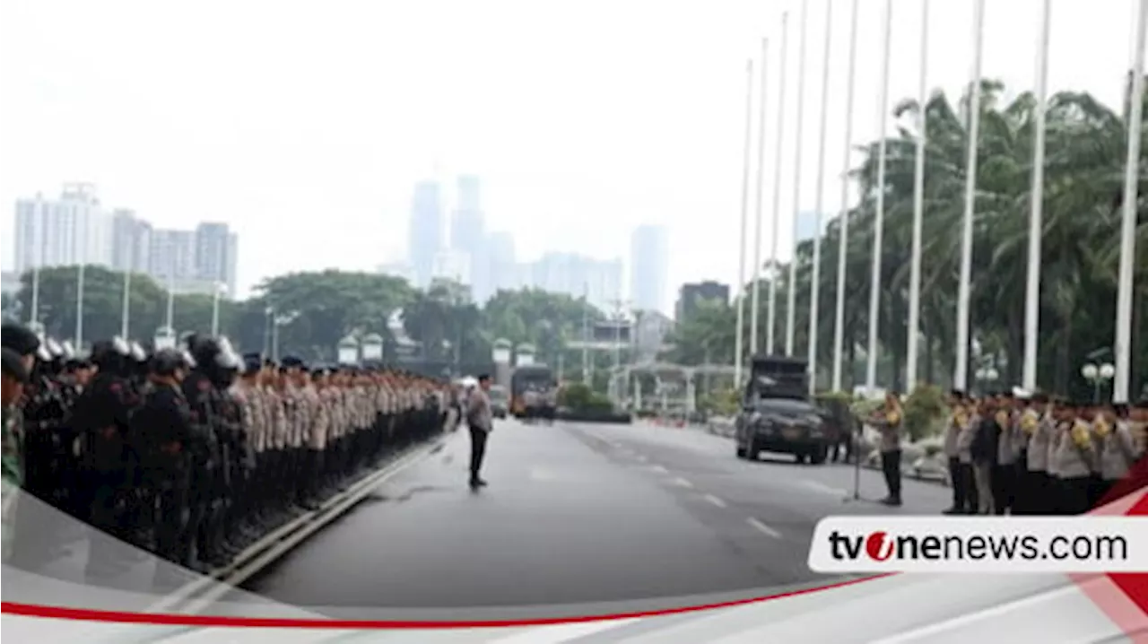 Polisi Turunkan 3.929 Personel Amankan Demo di DPR/MPR RI