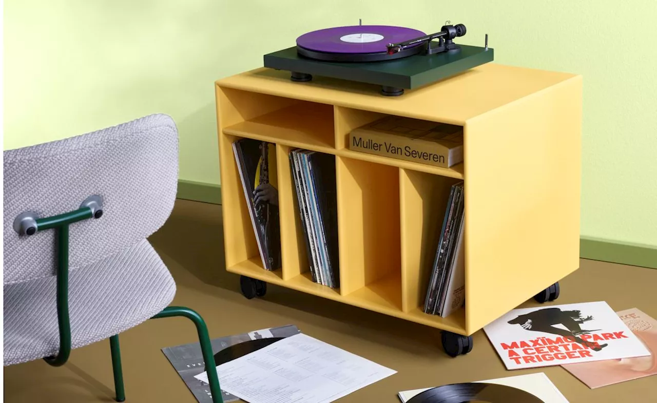 Montana Furniture Introduces 'Spin' Collection for Vinyl Storage