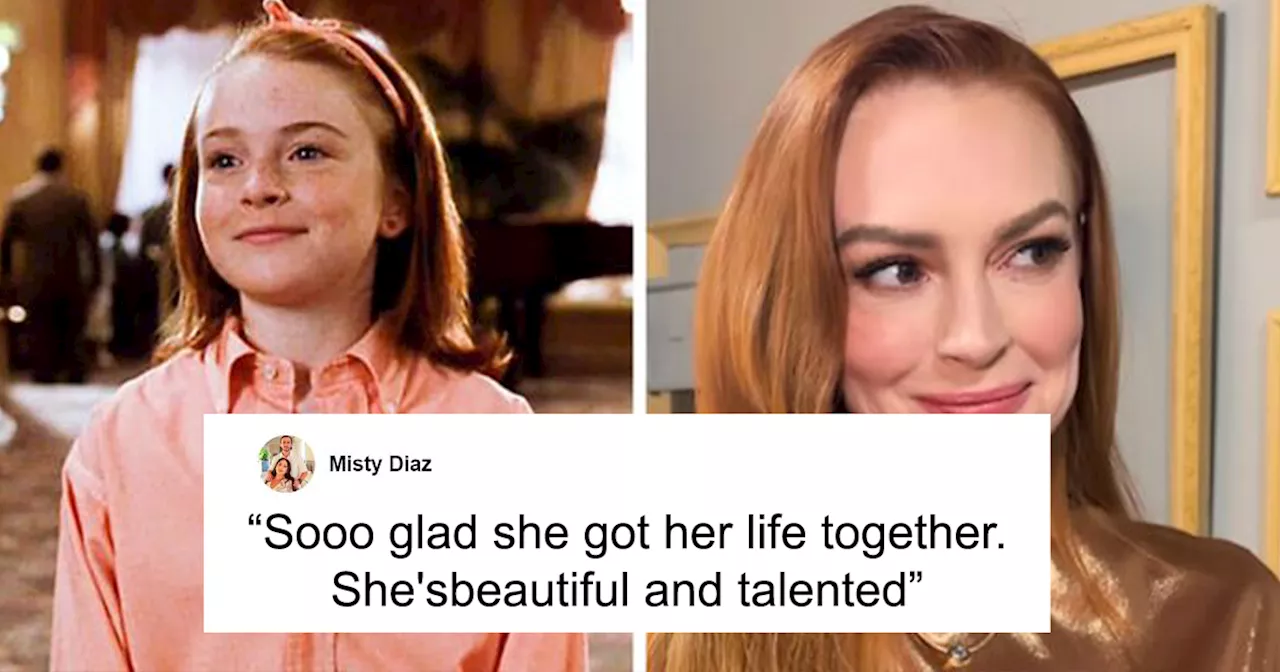 Lindsay Lohan Goes Viral With Recreation Of Famous “Parent Trap” Scene