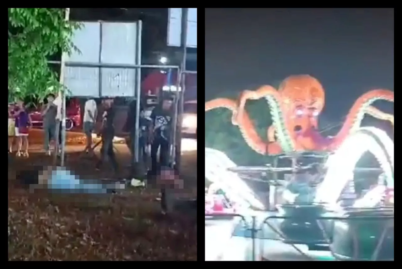 Two fall off 'Sotong Ride' at KK fun fair