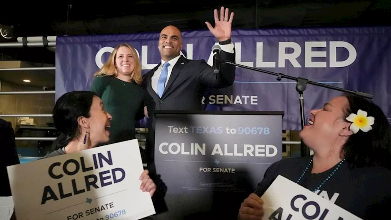 U.S. Rep. Colin Allred claims victory in Democratic primary for U.S. Senate