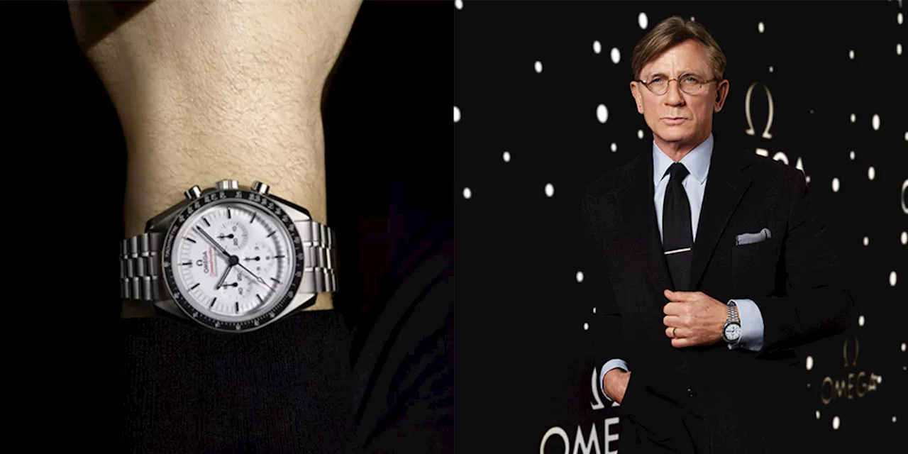 Daniel Craig's Mysterious White Dial Omega Speedmaster Just Dropped