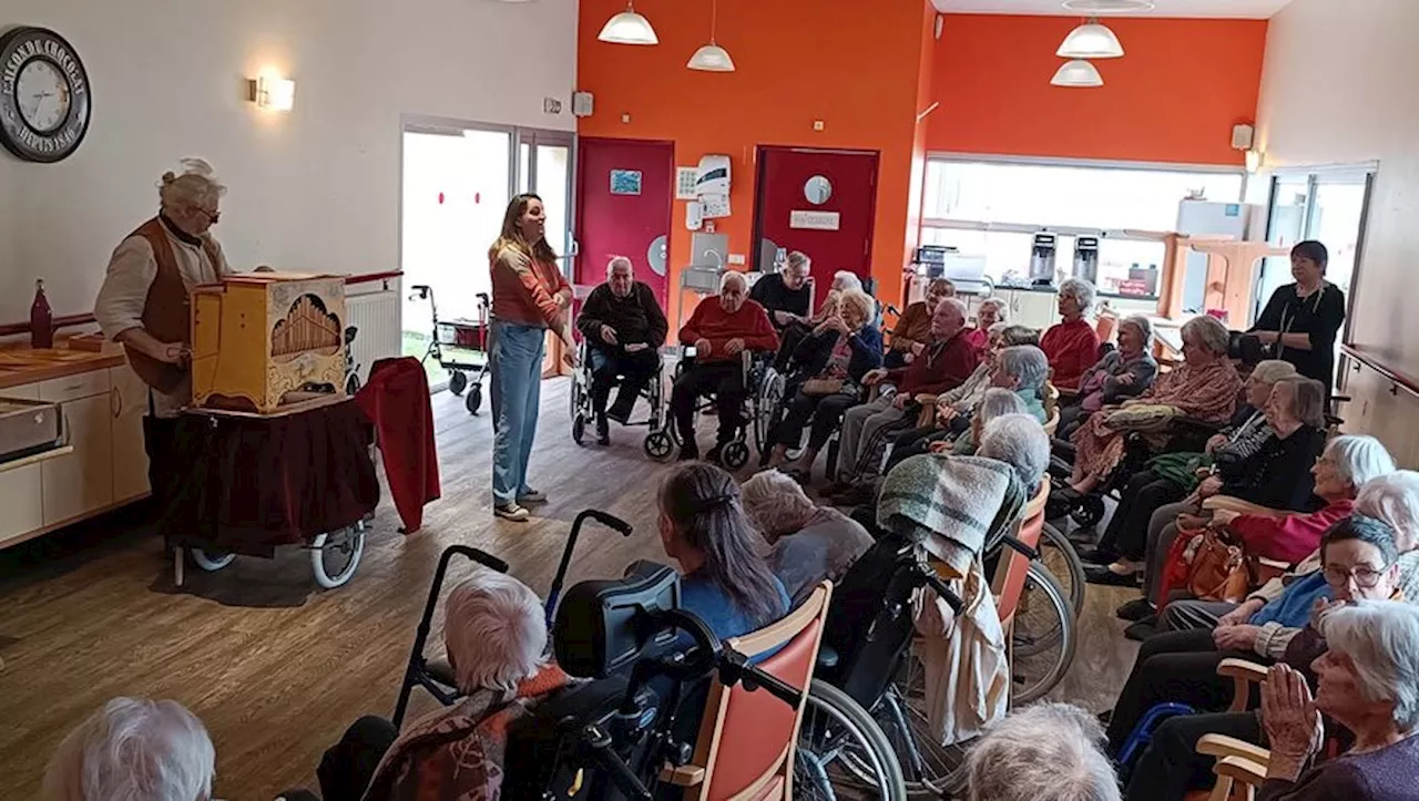 Gaston a fait chanter les seniors de l'Ehpad de Salviac