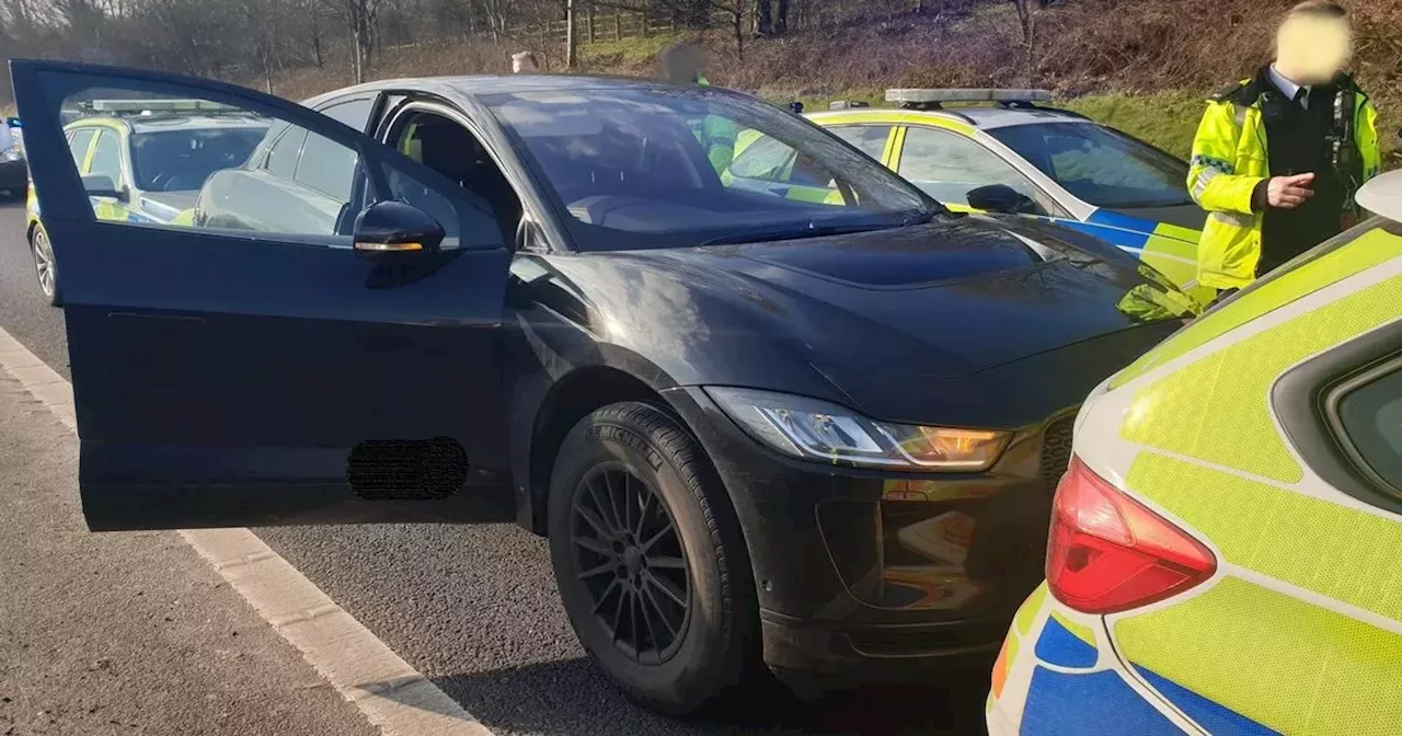 Terror on M62 as police save driver after car stops being able to brake