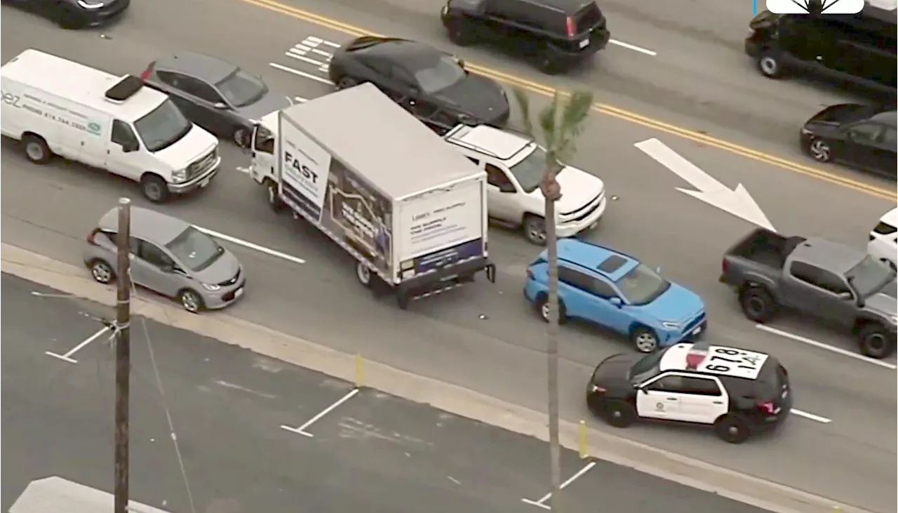 Wrong-way driver in stolen box truck weaves through PCH traffic in Malibu