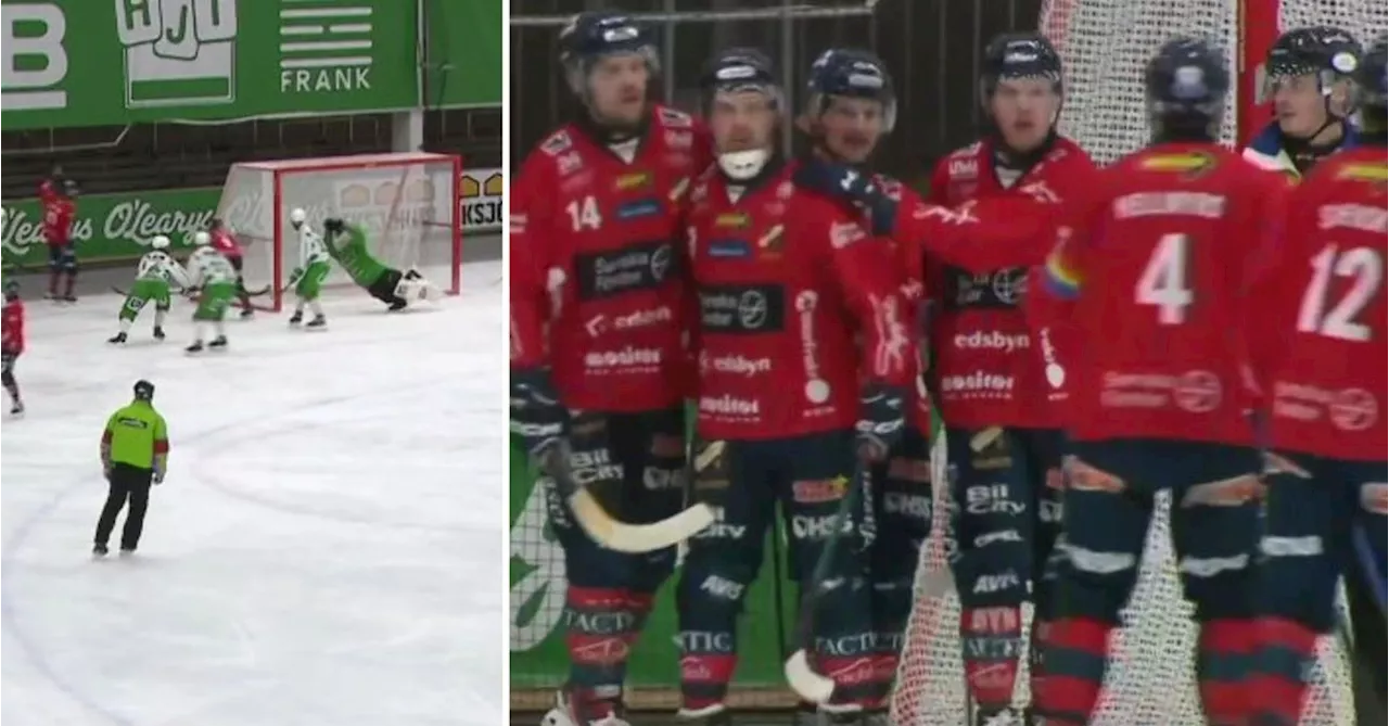 Bandy: Edsbyn vann den tredje semifinalen efter att på nytt ha vänt 2-0: ”Vi ska spela final här”