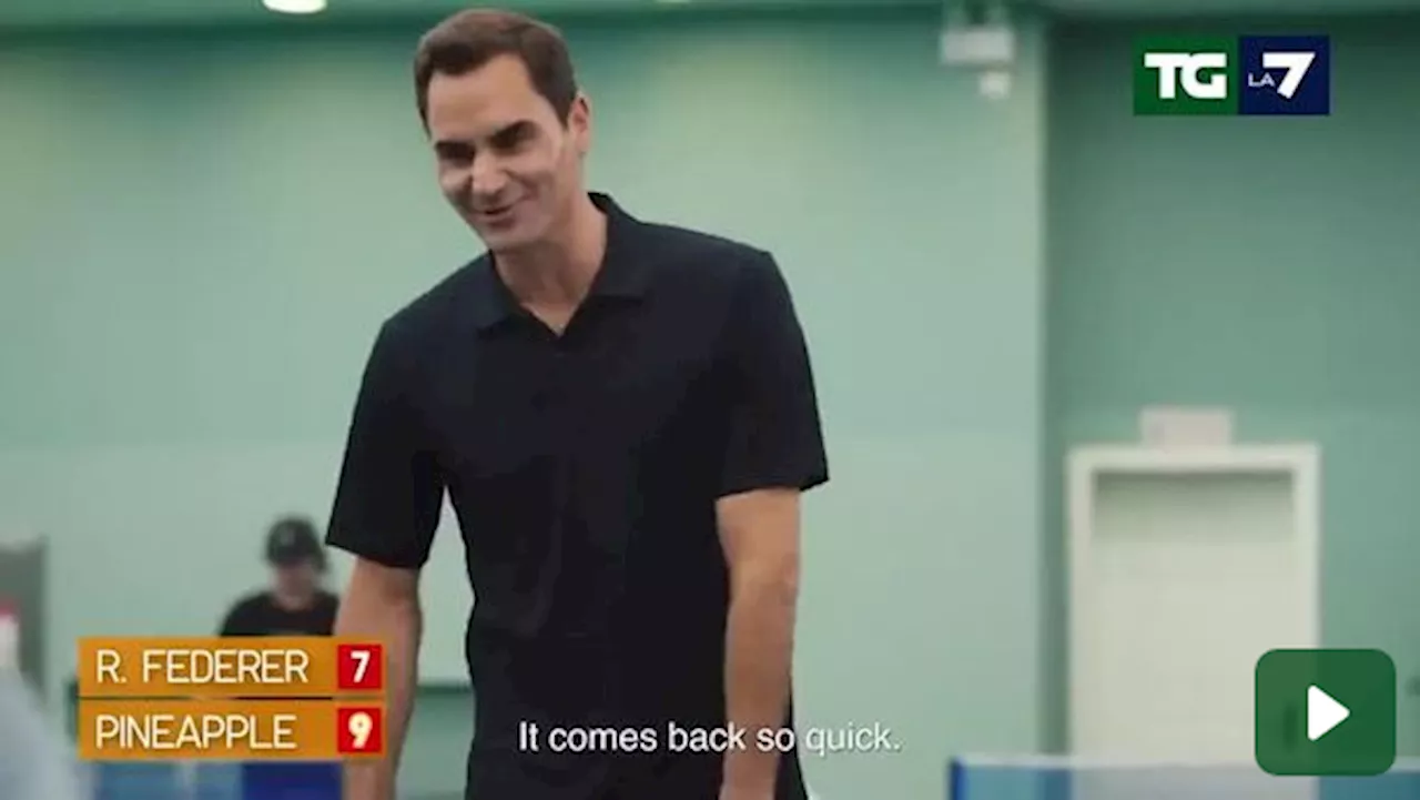 Roger Federer sconfitto a ping pong da una bambina di 9 anni: il video diventa virale