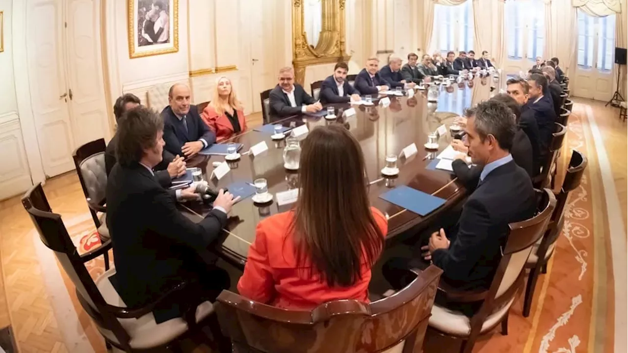 Pacto de Mayo: el Gobierno fija puntos en los que no cederá y quiere que el mega DNU entre en el acuerdo
