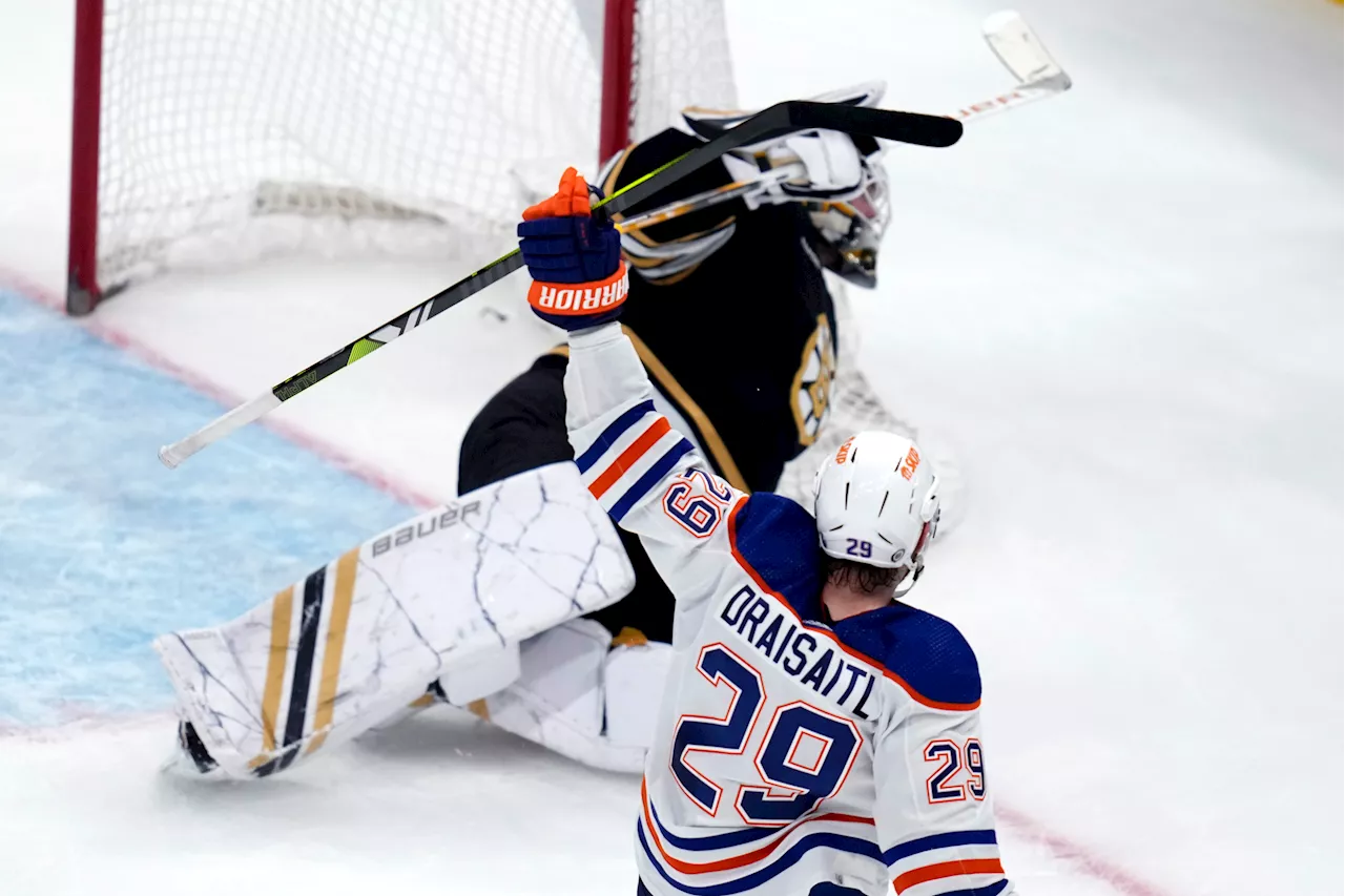 Draisaitl scores twice as Oilers rally past Bruins in OT