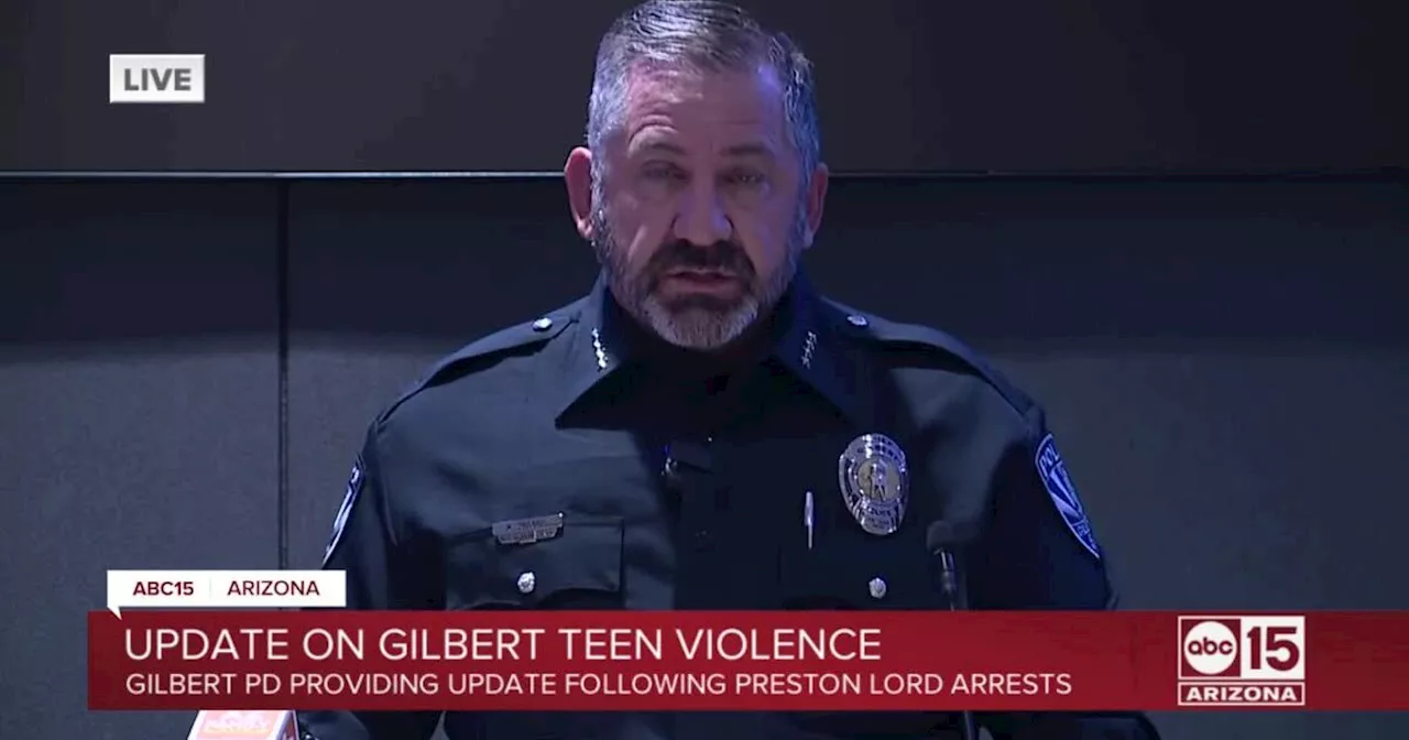 Gilbert police chief shares more details on those indicted in Preston Lord's homicide case