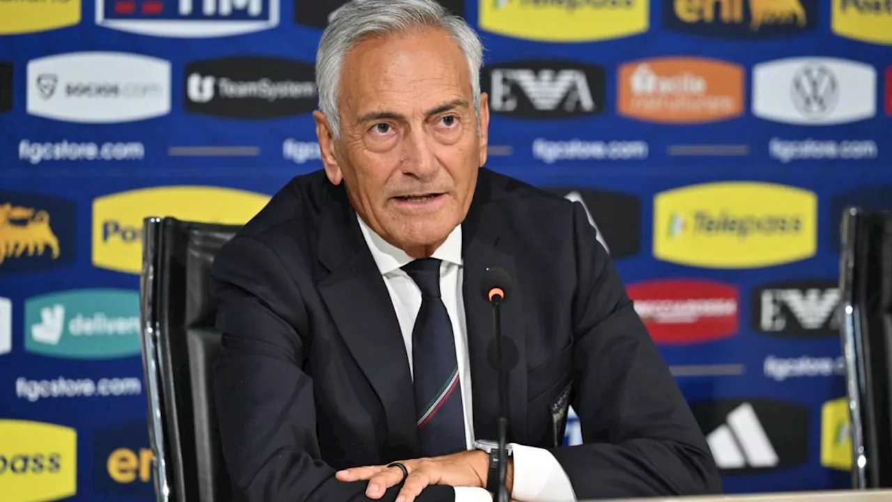 Il presidente della Figc, Gabriele Gravina, indagato per autoriciclaggio e appropriazione indebita