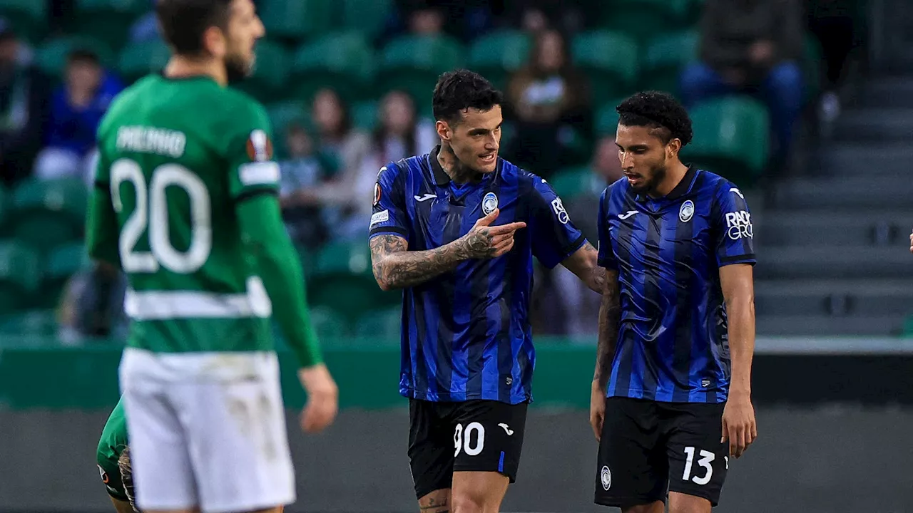 Sporting-Atalanta 1-1, cronaca, tabellino e voti: Scamacca vale il pari a Lisbona, tre pali fermano Gasperini