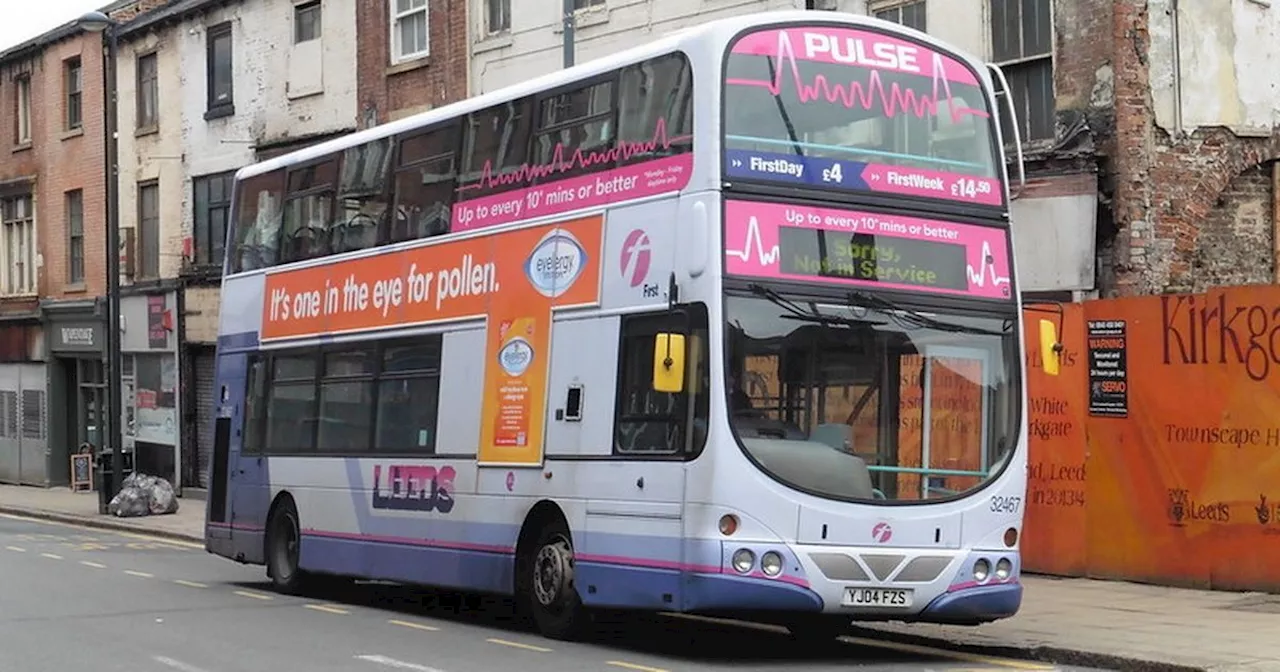 Leeds bus services suspended as vandals smash windows in attack