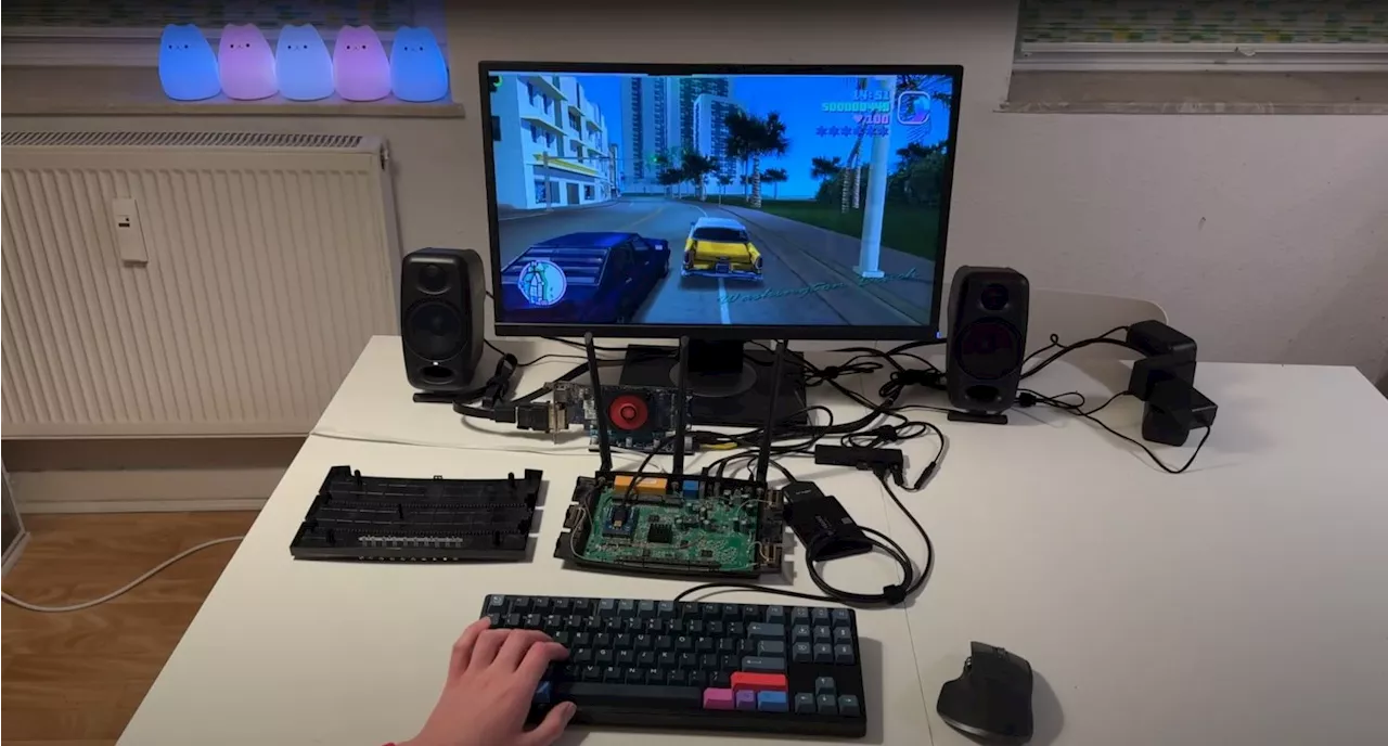 Hardware Hacker Runs GTA Vice City On TP-Link Router And Radeon GPU