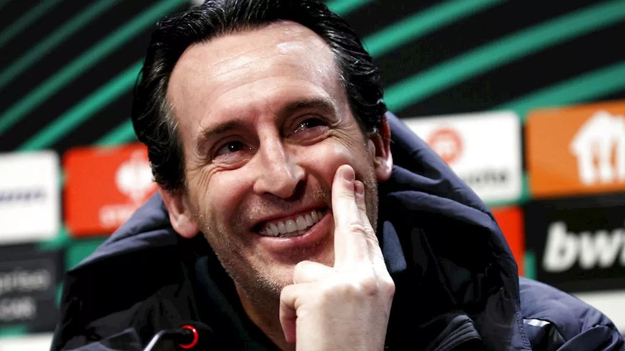 Aston Villa-coach Unai Emery vol lof over Ajax voorafgaand aan Conference League-duel