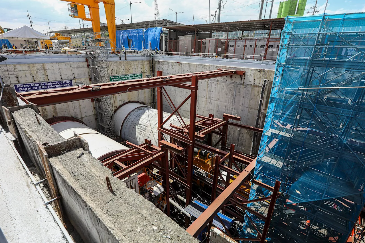 Metro Manila Subway: Tunnel boring machine reaches North EDSA station