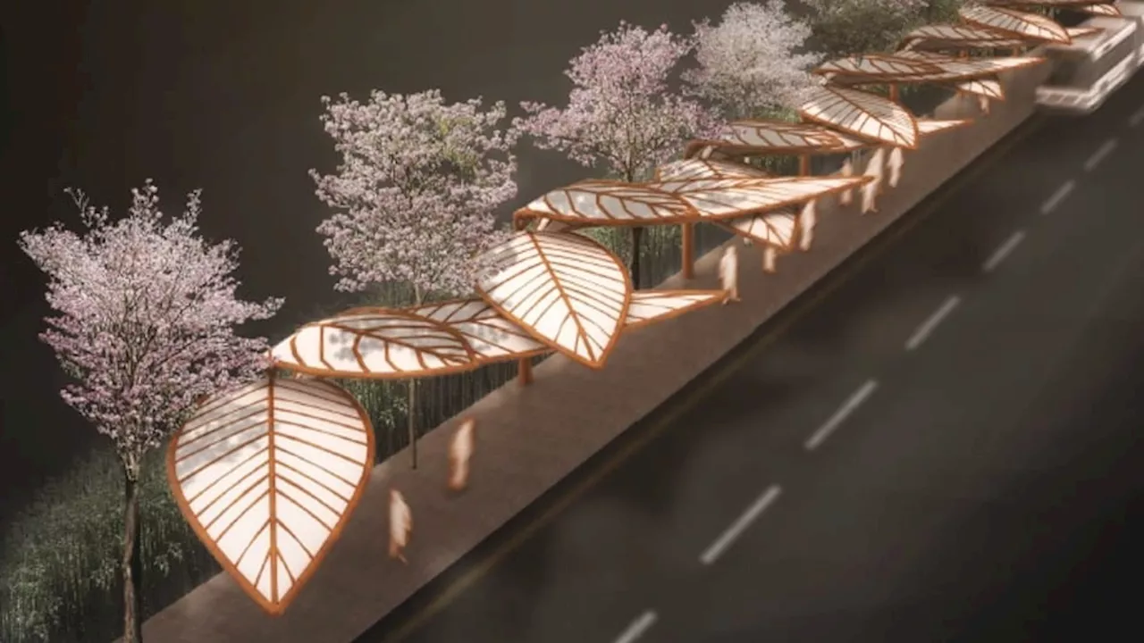 Cebu Bus Rapid Transit Unveils Leaf-Inspired Bus Station Design