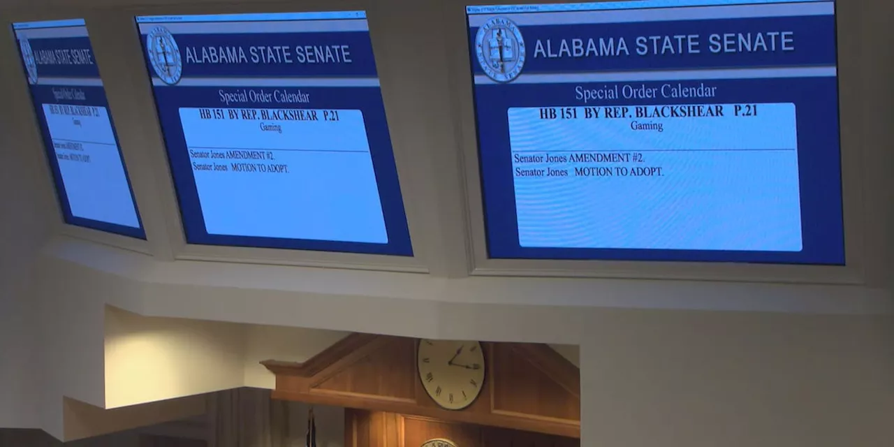 Alabama Senate begins debating lottery, gambling bill