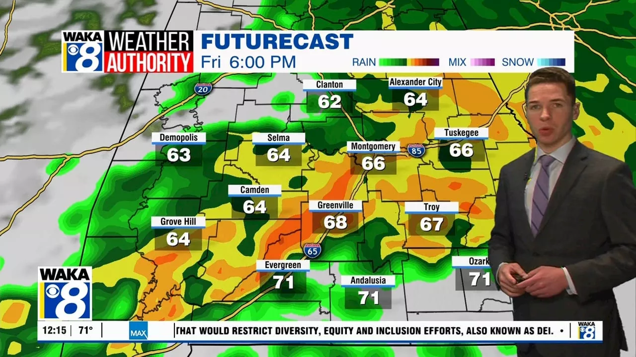 Heavy rain and storms, some severe, Friday into Saturday