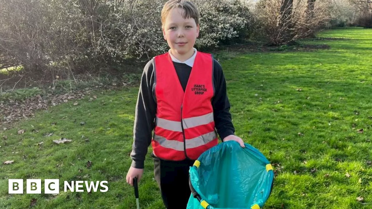 Teenager takes Northampton's litter problem into his own hands