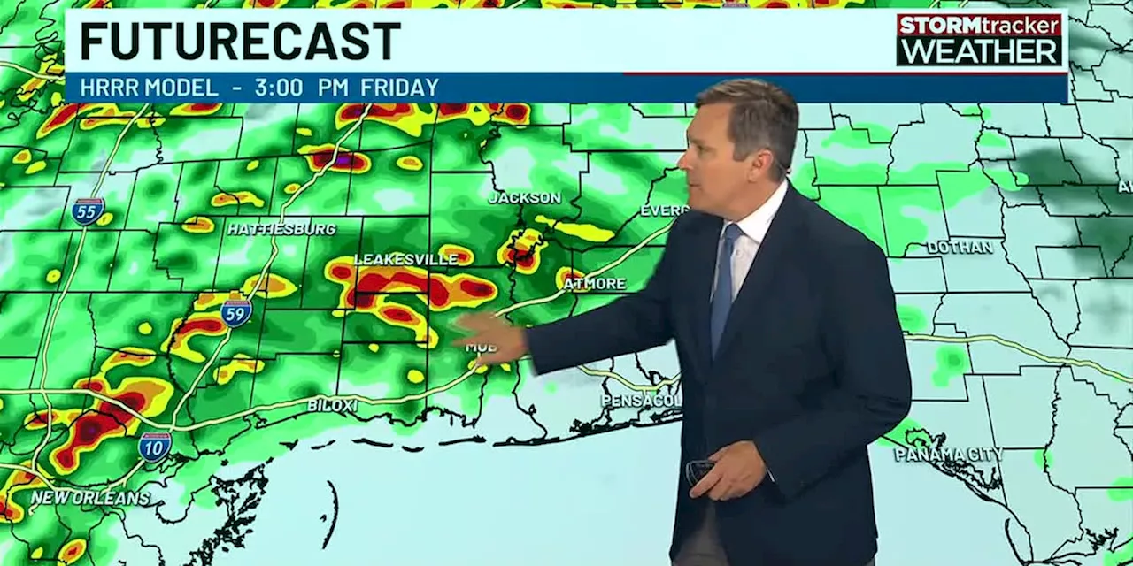 Pleasant evening ahead, then strong to severe storms possible Friday