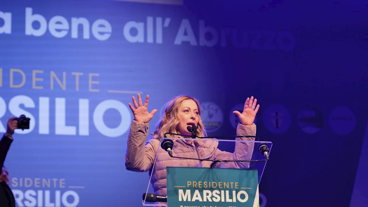 Meloni in Abruzzo si gioca ben più dell’Abruzzo