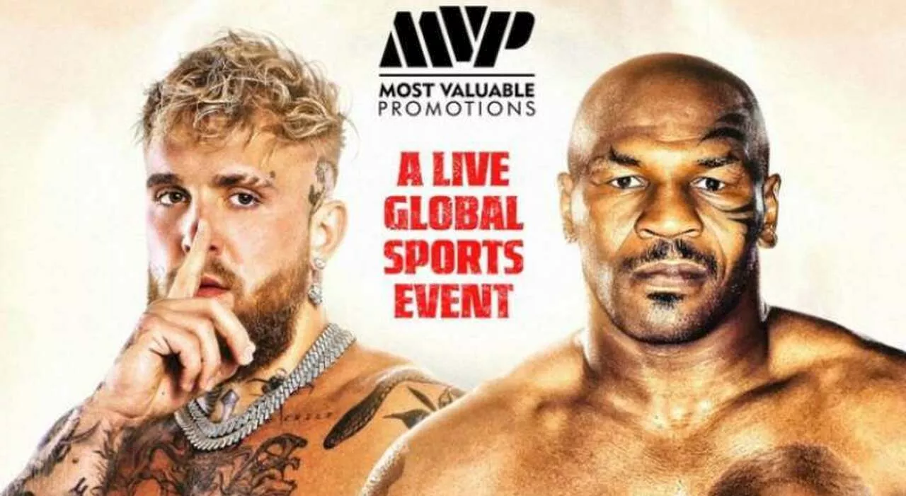 Mike Tyson torna sul ring per un incontro con Jake Paul