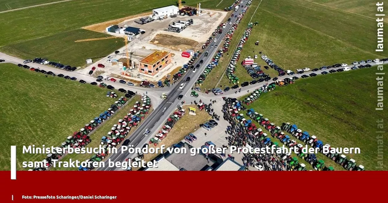 Bauern protestieren gegen Landwirtschaftsminister