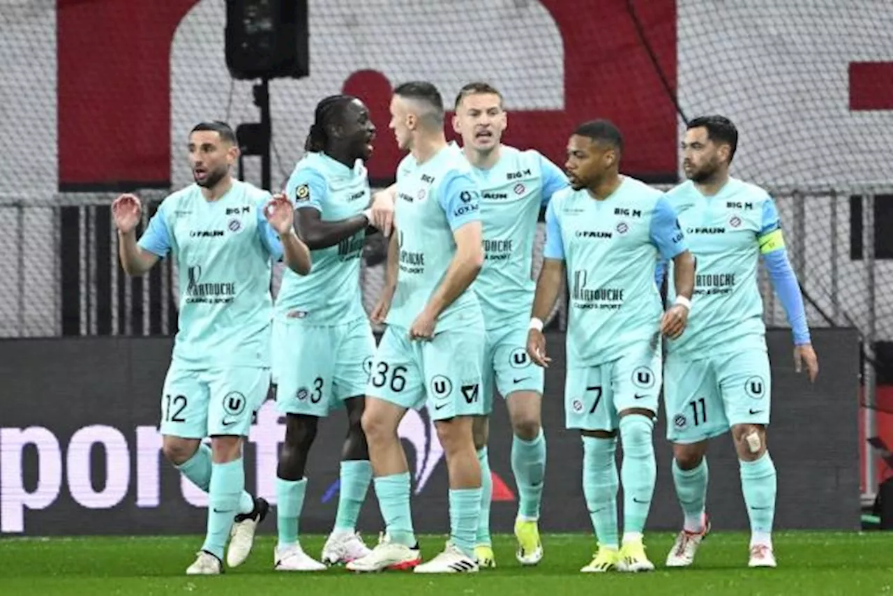 Nice chute encore en Ligue 1 contre Montpellier