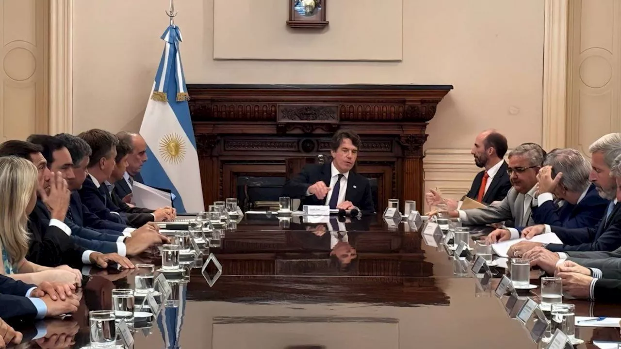 Sin la presencia de Javier Milei, los gobernadores se reunieron con Guillermo Francos y Nicolás Posse