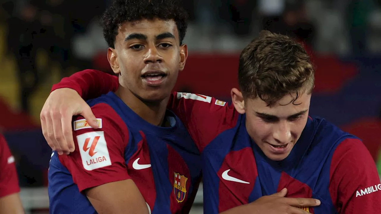 Piepjonge Yamal (16) behoedt Barcelona voor zeperd tegen Mallorca