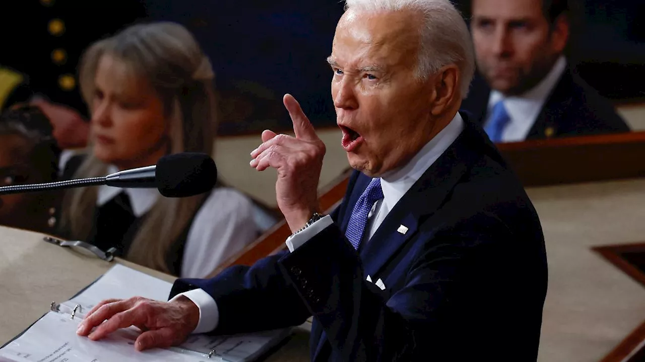 Feurige Rede zur Lage der Nation: Biden attackiert Trump - und macht Putin ein Versprechen