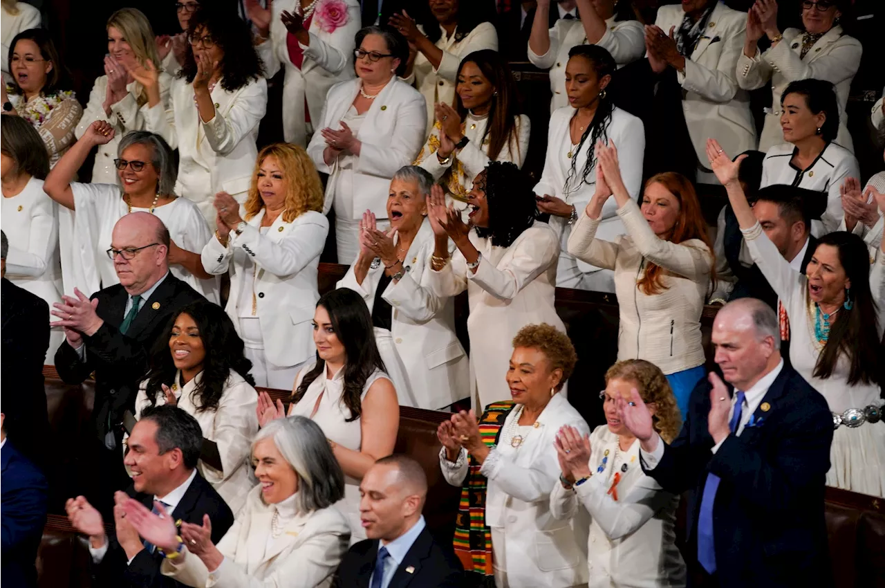 Why women were wearing white at the State of the Union