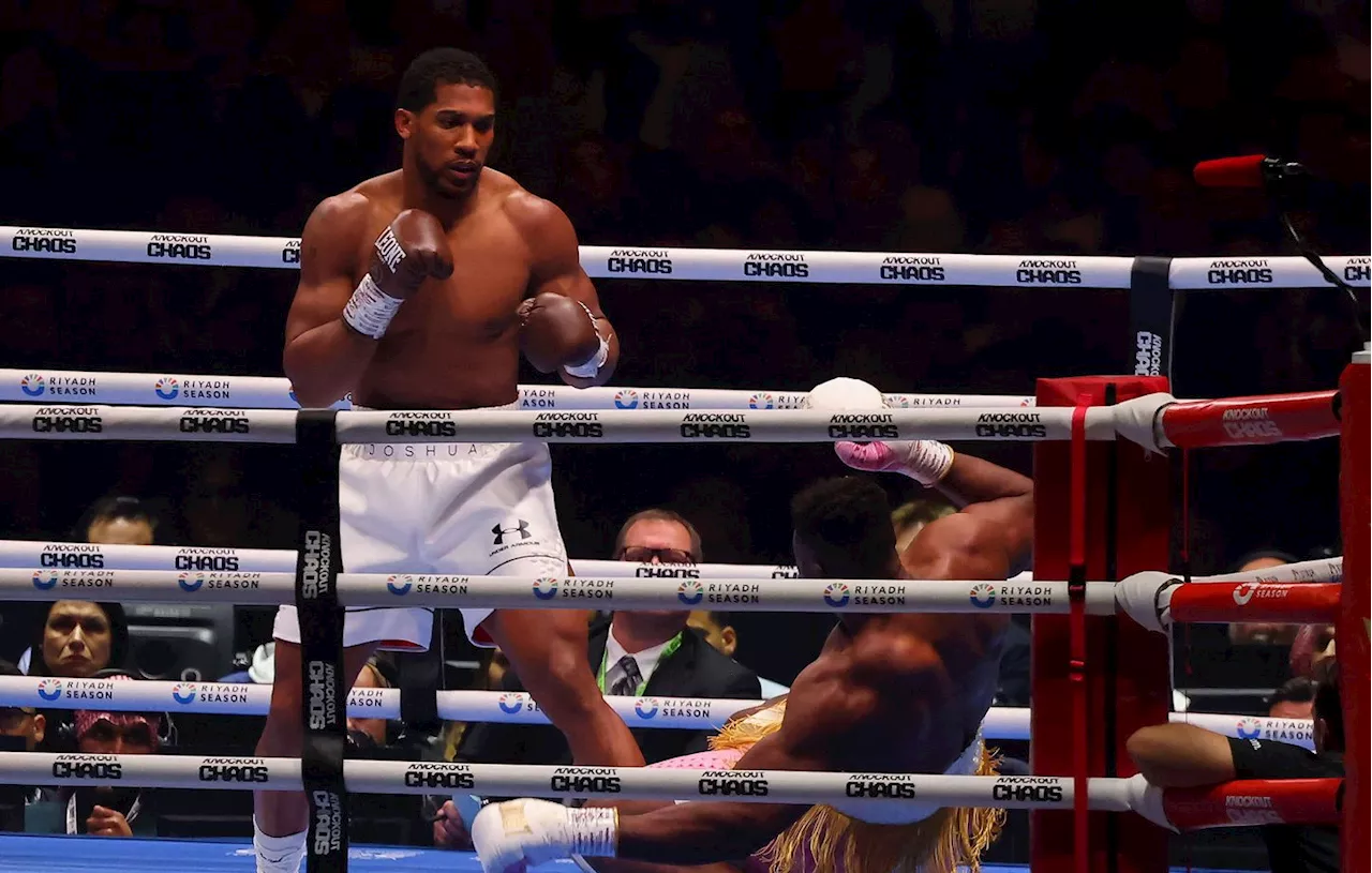 Boxe : La marche était trop haute pour Francis Ngannou, totalement démoli par Anthony Joshua