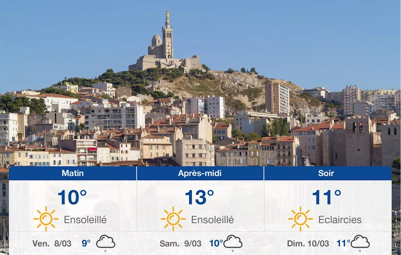 Météo Marseille: prévisions du jeudi 7 mars 2024