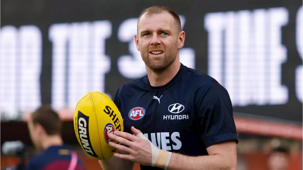 Carlton star Sam Docherty to miss entire 2024 season after rupturing ACL in win over Brisbane