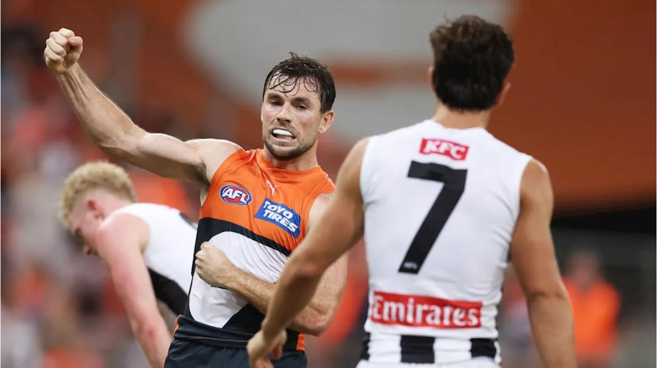 GWS Giants forwards run wild in thumping win over reigning premiers Collingwood