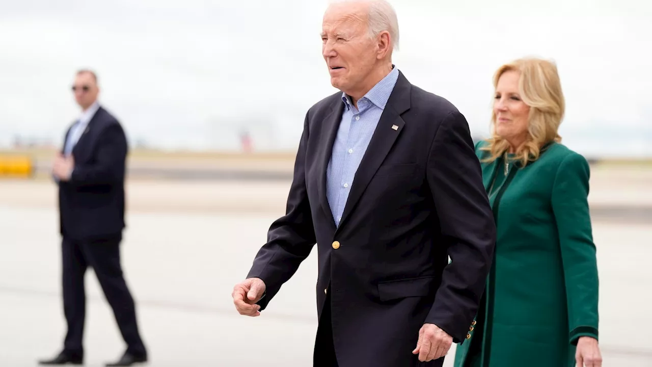 Biden says he regrets using term 'illegal,' as Trump hosts Laken Riley's family at rally