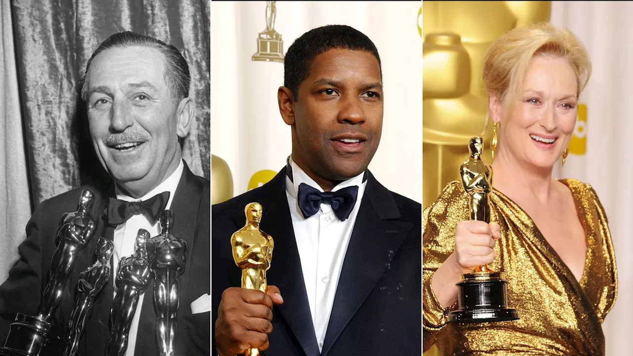 Films, people with most Oscar wins, actors with most nominations: See the lists