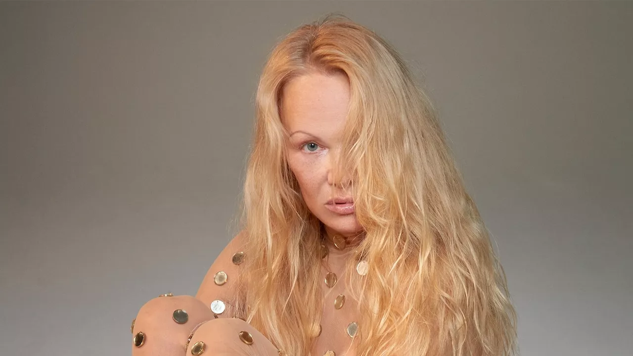 Pamela Anderson shows off makeup-free look for CR Fashion Book spread