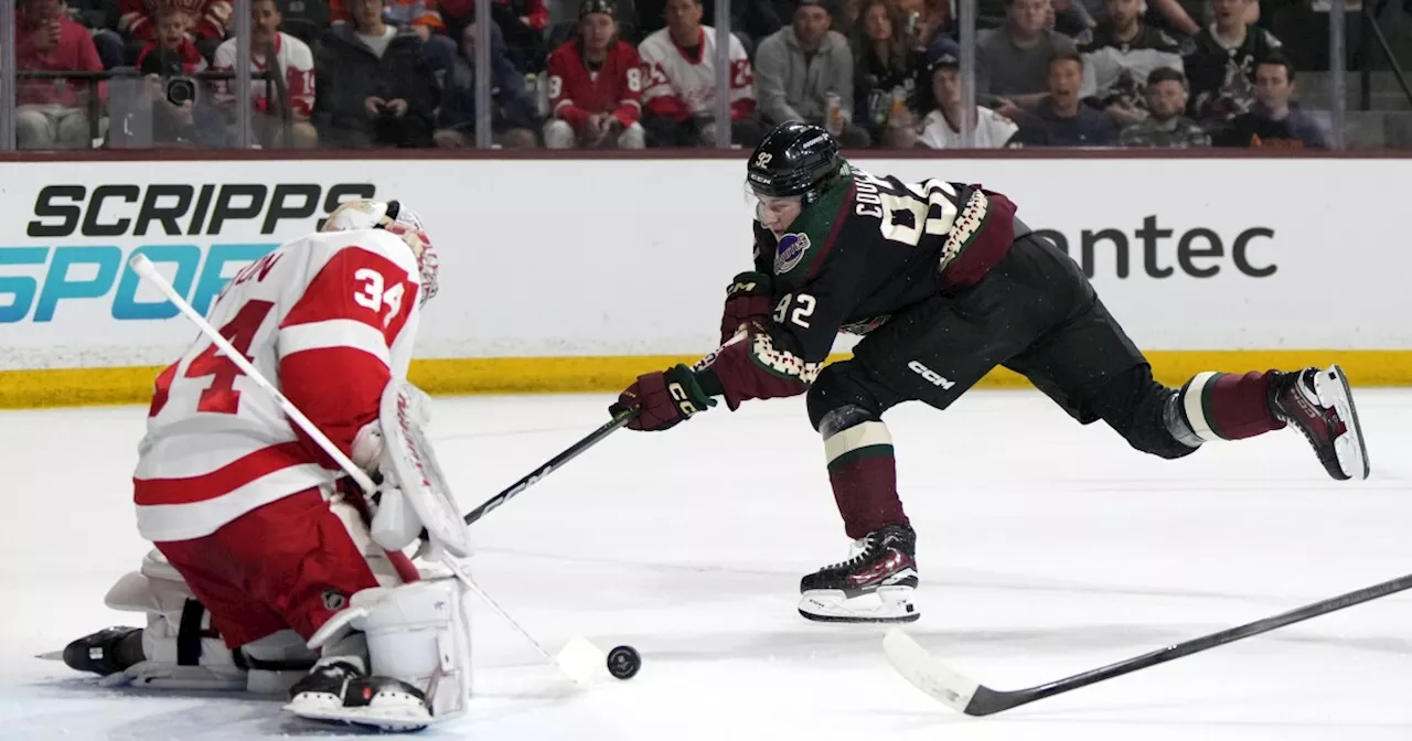 Connor Ingram makes 28 saves, Coyotes beat Red Wings 4-0 to end home losing streak