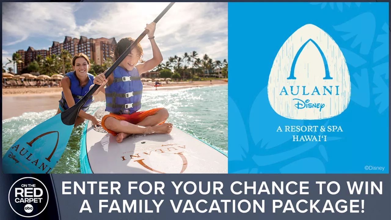 Aulani Resort 2024 On The Red Carpet Sweepstakes: Enter for your chance to win!