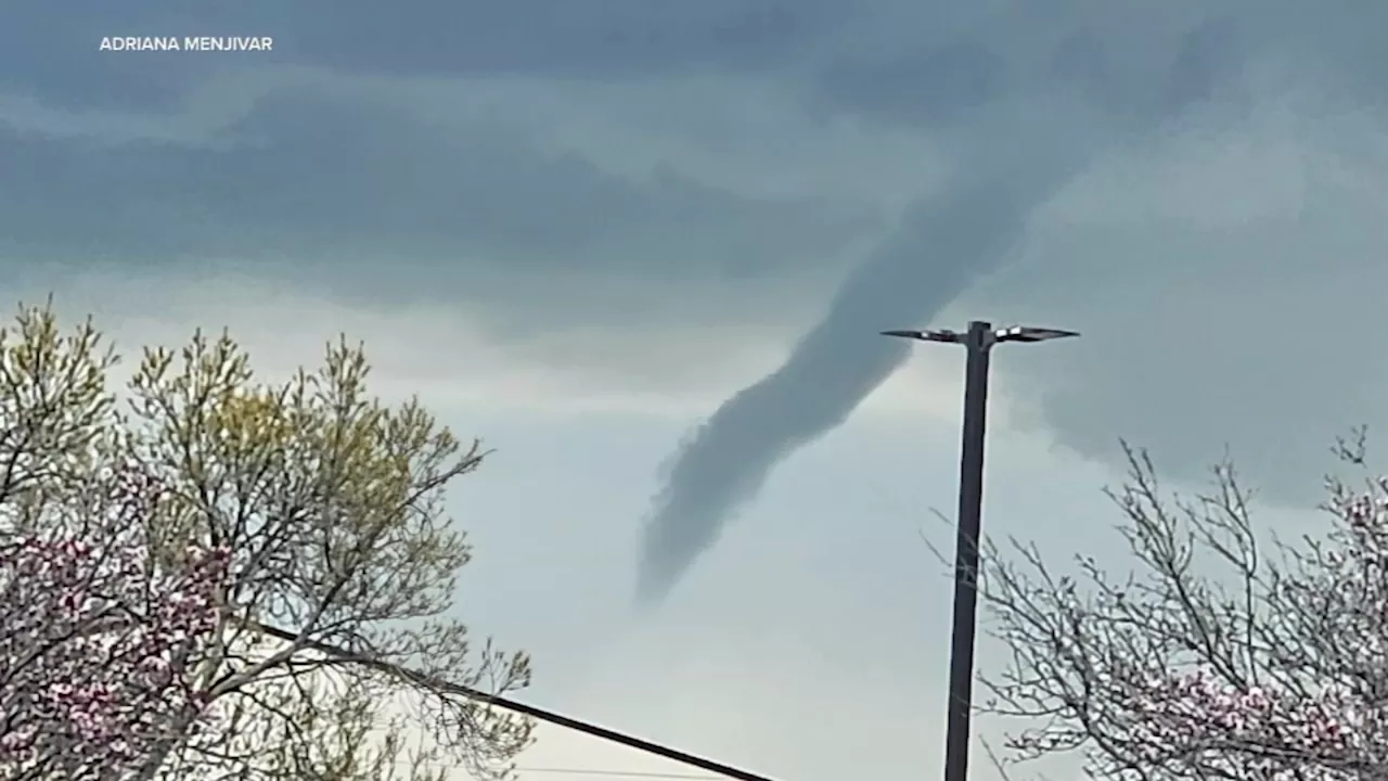 Funnel cloud spotted near Vacaville as thunderstorms strike parts of Bay Area