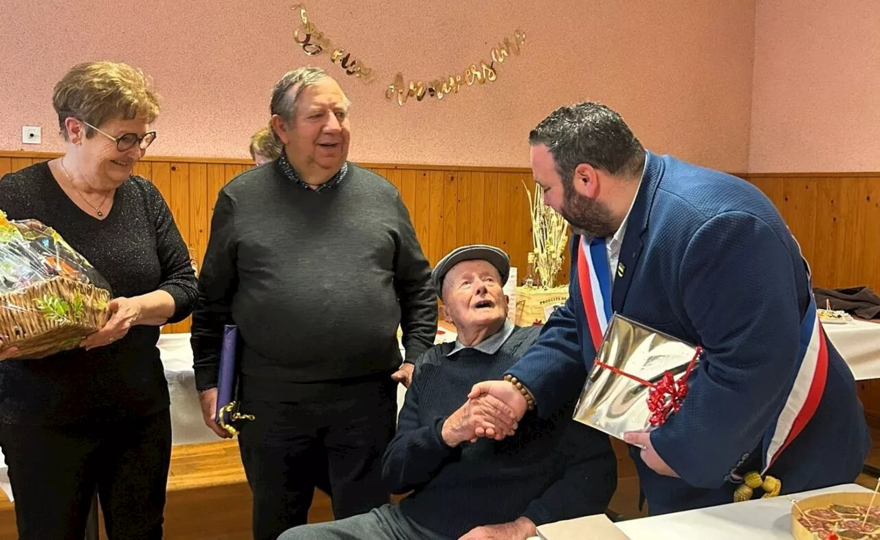 Cantal : Emile Montillet, un centenaire célébré à Maurs