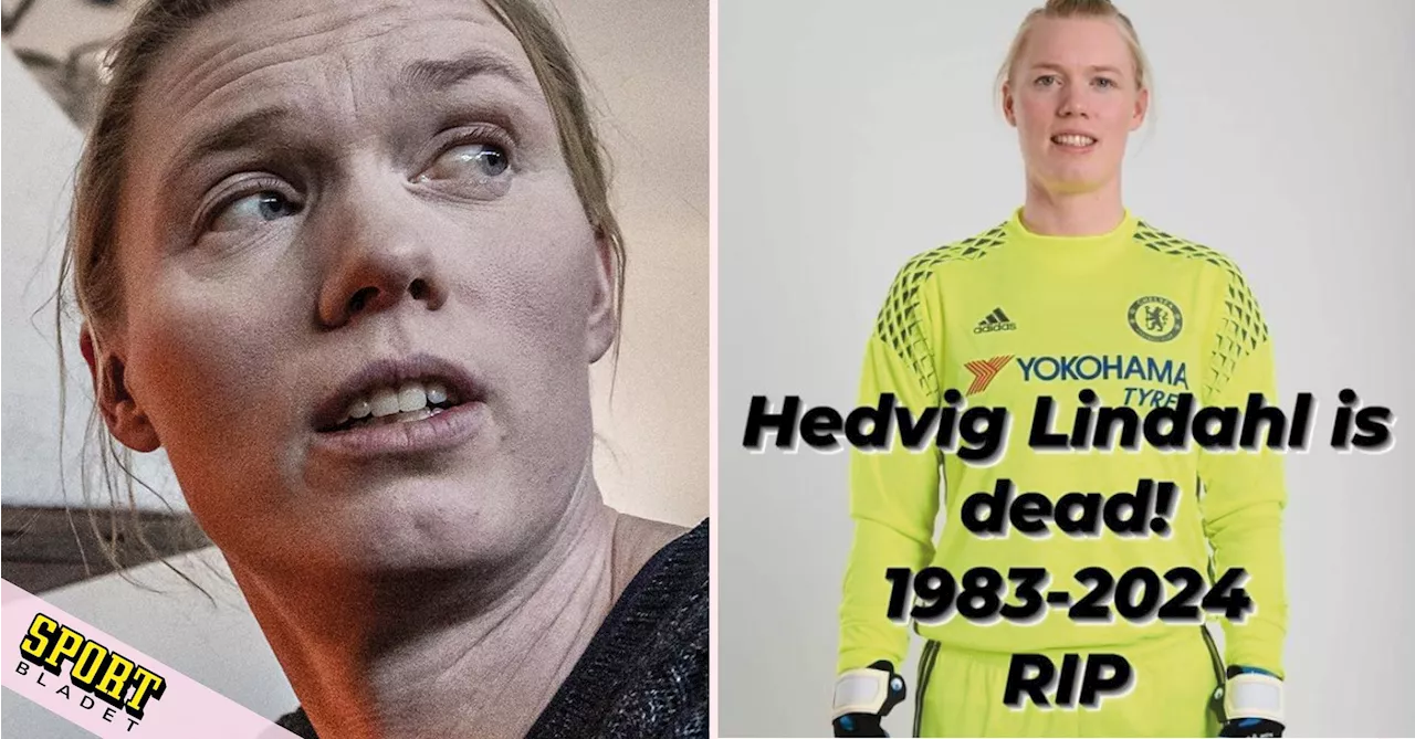 Hedvig Lindahl dödförklaras: ”Riktigt obehagsklump i magen”