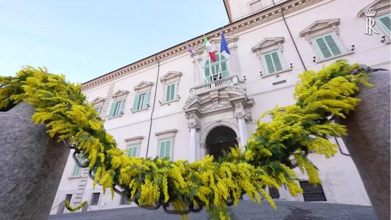 8 marzo, al Quirinale cambio della guardia tutto al femminile