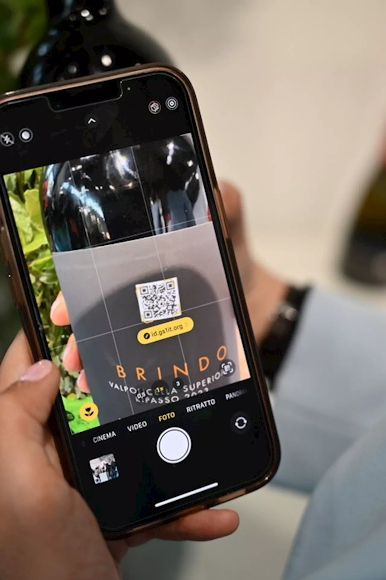 Etichette smart per vino, un QR code per gli ingredienti